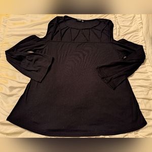 Girls Long Sleeve Top Shirt Size 2XL 18 YOINS Black❤️